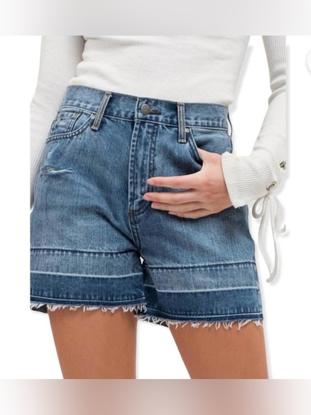 EVIDNT Los Angeles Malibu Denim Shorts 
Size 26